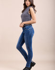Toxik3 pantalon jean stretch skinny taille basse push-up