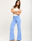 Toxik3 bootcut pants in stretch denim with rhinestone pocket details