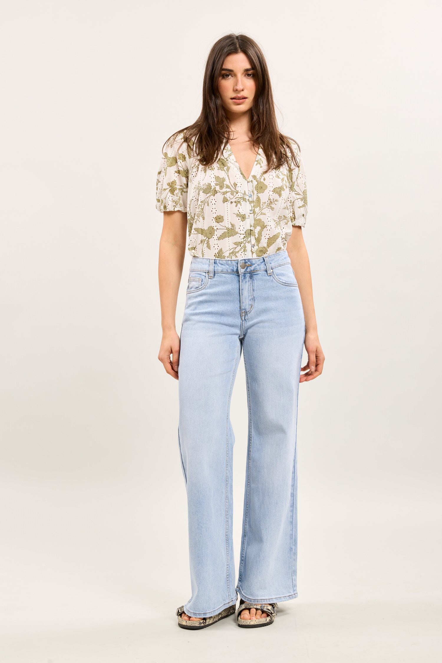 Toxik3 stretch flare denim jean pants