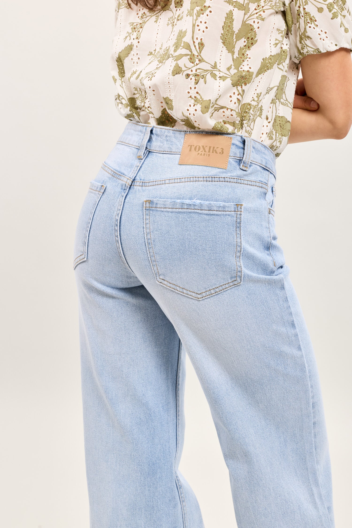 Toxik3 stretch flare denim jean pants