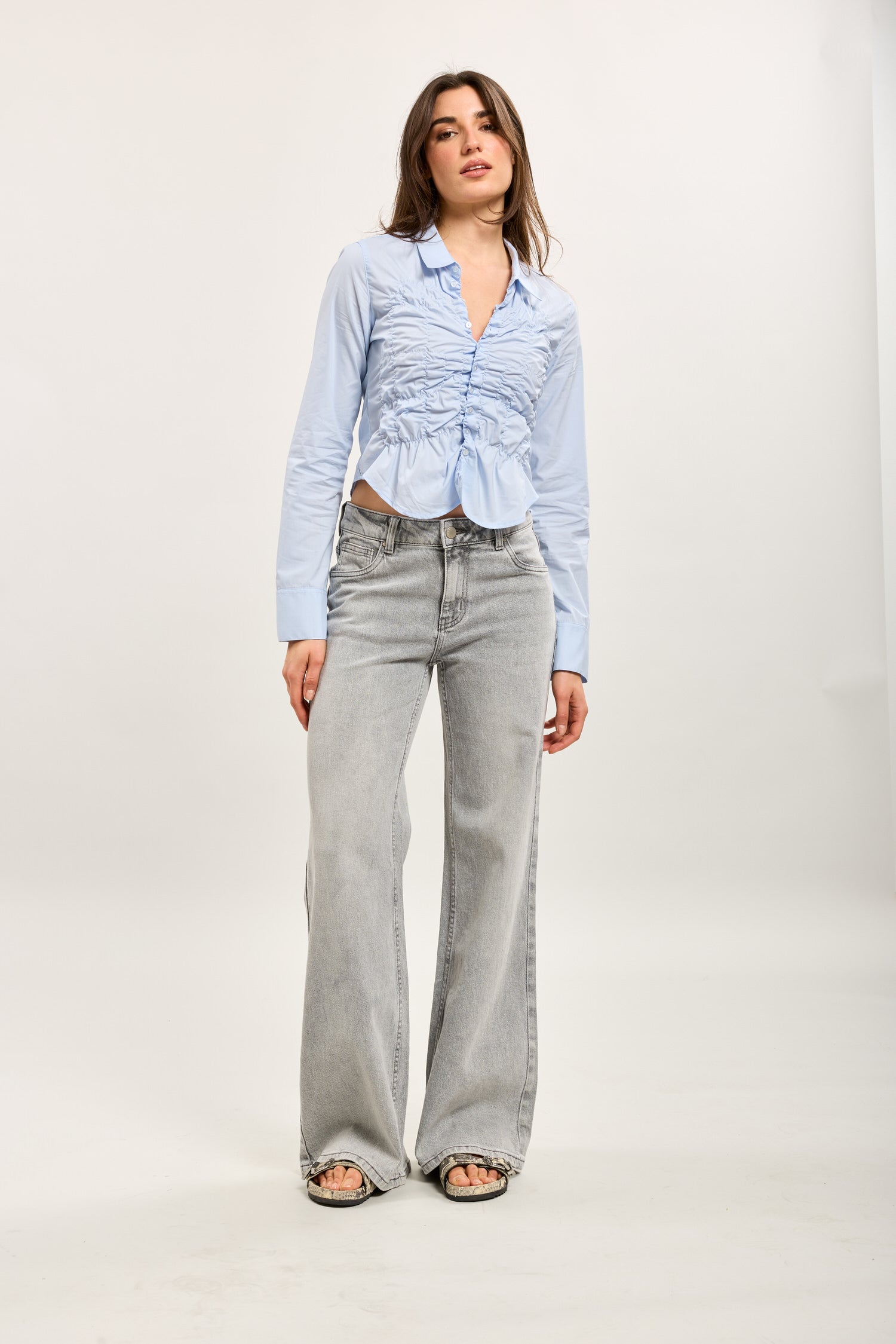 Toxik3 stretch flare denim jean pants