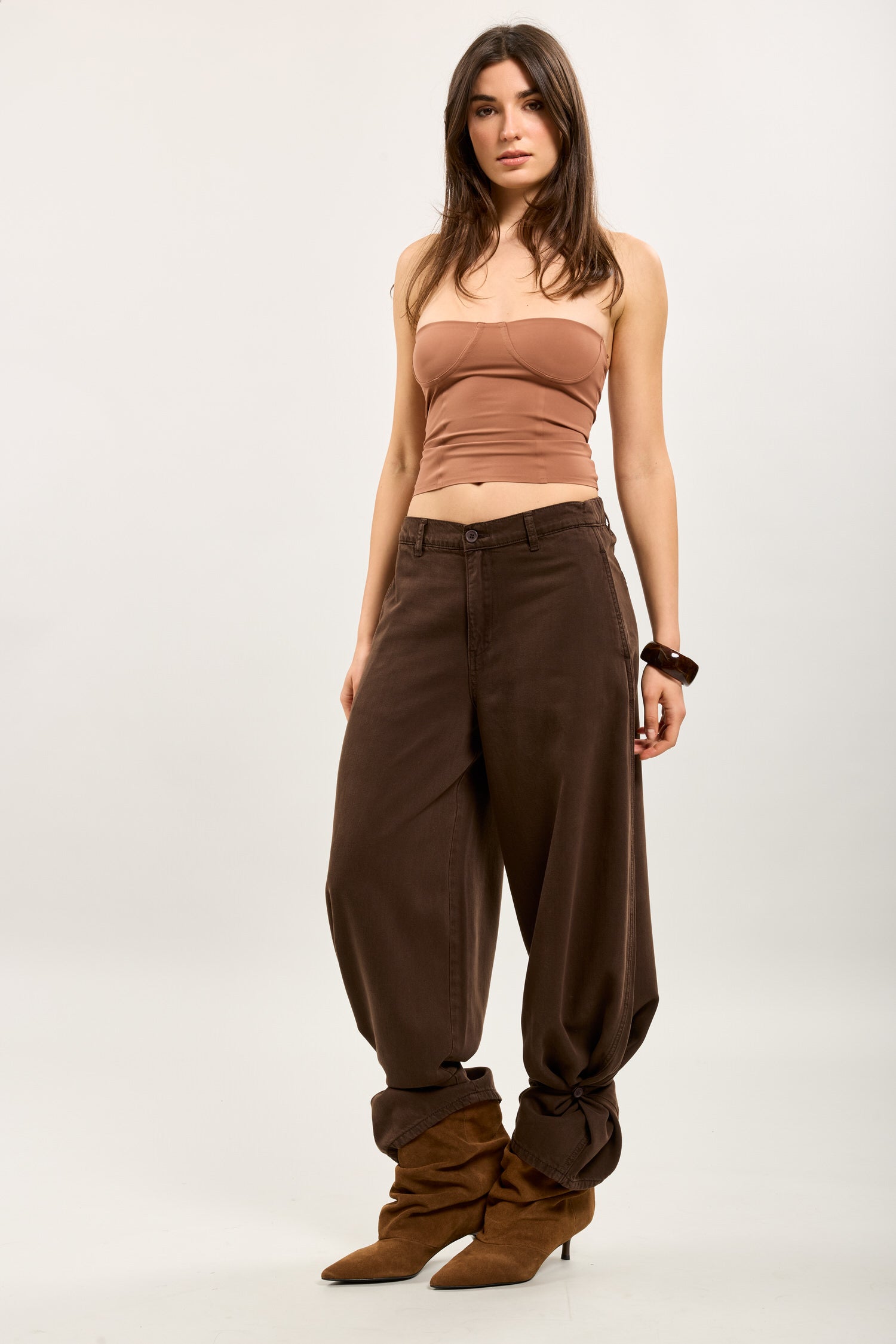 Toxik3 pantalon balloon cheville boutonnée