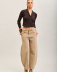 Toxik3 studded stretch denim balloon jean pants