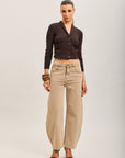 Toxik3 studded stretch denim balloon jean pants