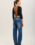 Toxik3 studded stretch denim balloon jean pants