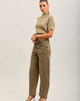 Toxik3 studded stretch denim balloon jean pants