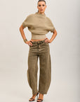 Toxik3 studded stretch denim balloon jean pants