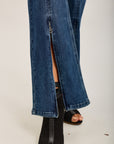 Toxik3 pantalon jean droit denim stretch fente ajustable