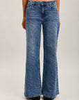 Toxik3 full rhinestone stretch wide denim jeans