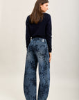 Toxik3 bestickte Ballon-Jeanshose aus Stretch-Denim