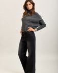 Toxik3 weite Jeanshose aus gewaschenem Stretch-Denim