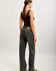 Toxik3 full rhinestone stretch denim balloon jean pants