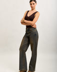 Toxik3 full rhinestone stretch denim balloon jean pants
