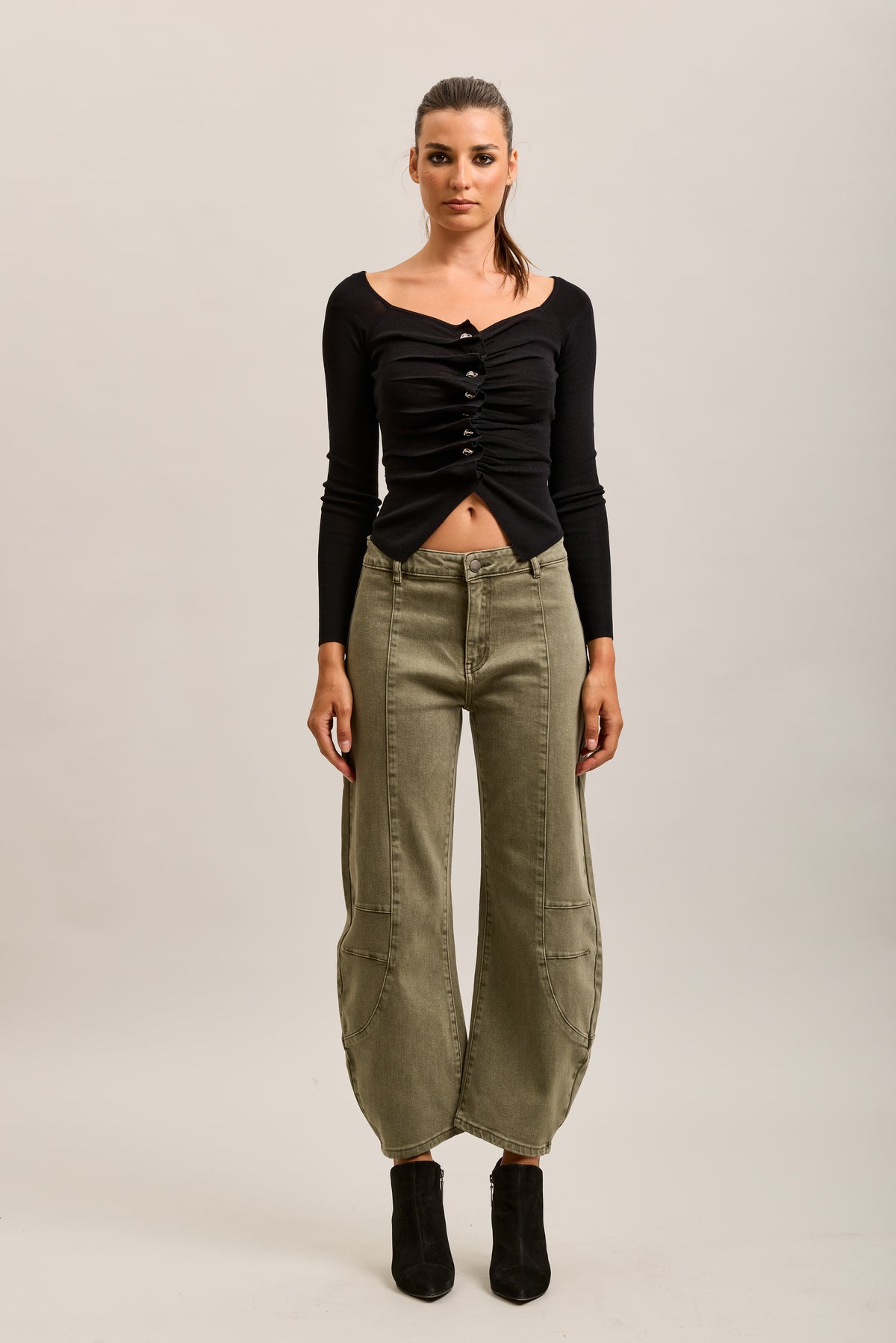 Toxik3 pantalon jean balloon denim stretch