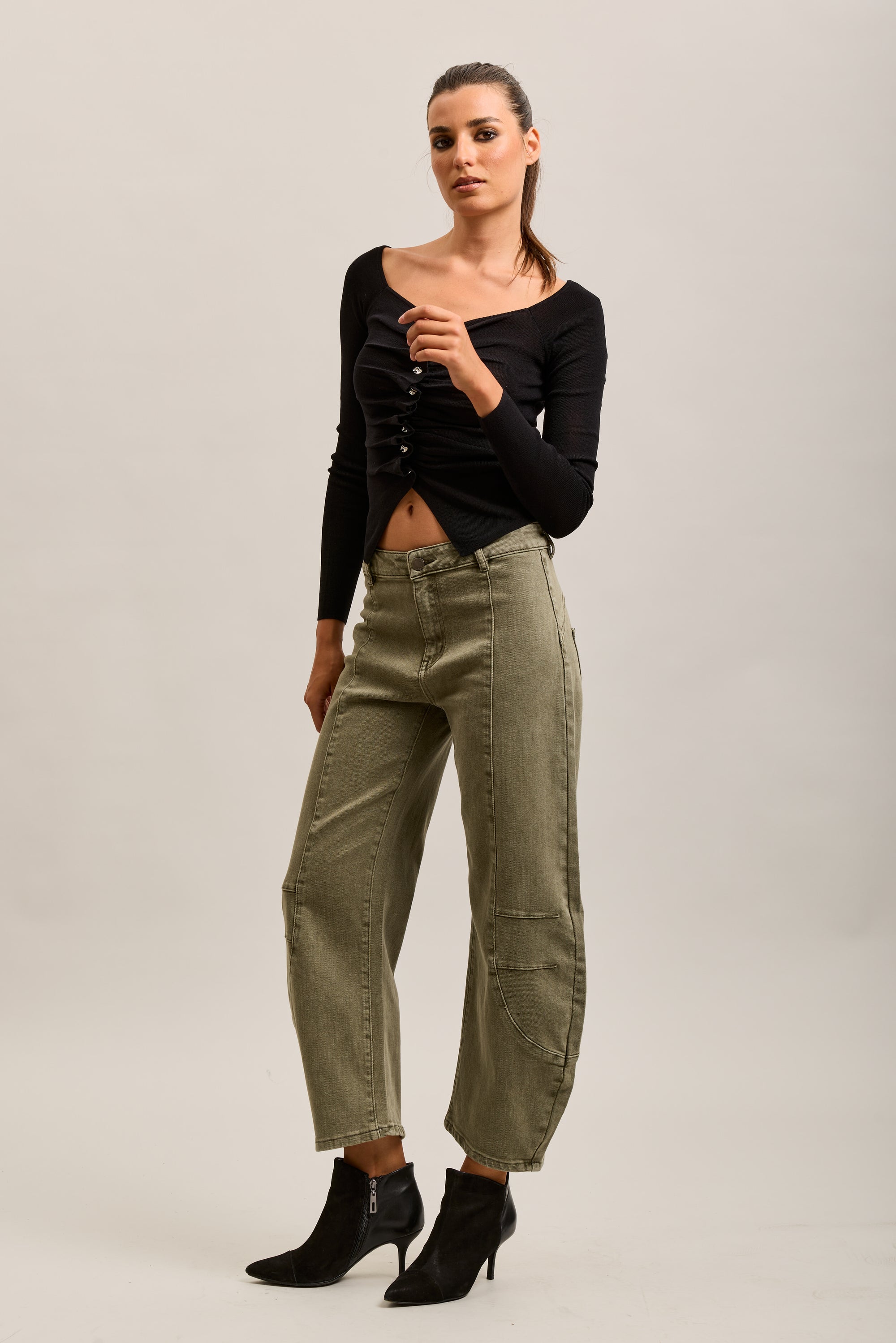 Toxik3 pantalon jean balloon denim stretch