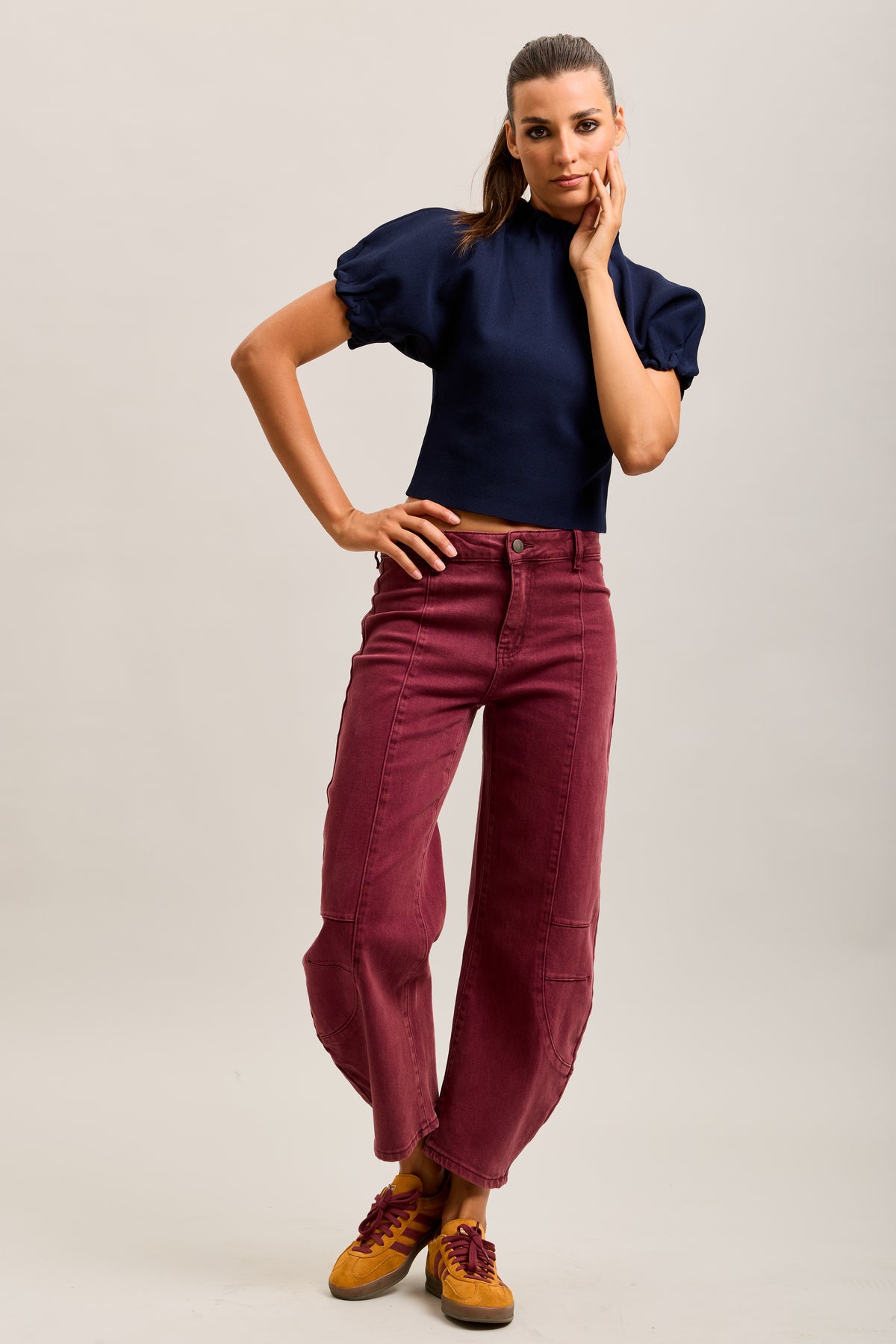 Toxik3 pantalon jean balloon denim stretch