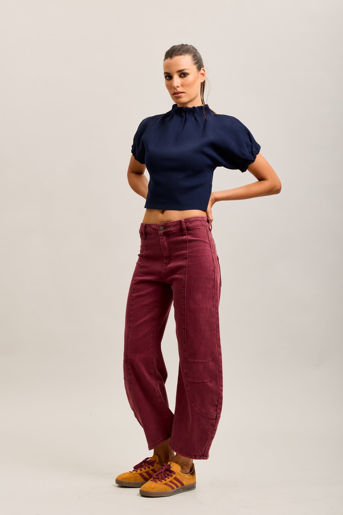 Toxik3 pantalon jean balloon denim stretch