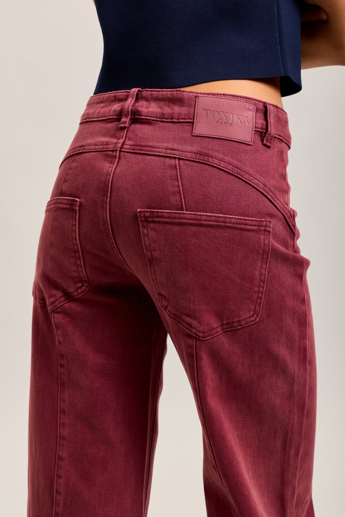 Toxik3 pantalon jean balloon denim stretch