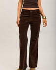 Toxik3 pantalon jean bootcut velour