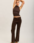 Toxik3 pantalon jean bootcut velour