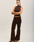 Toxik3 pantalon jean bootcut velour