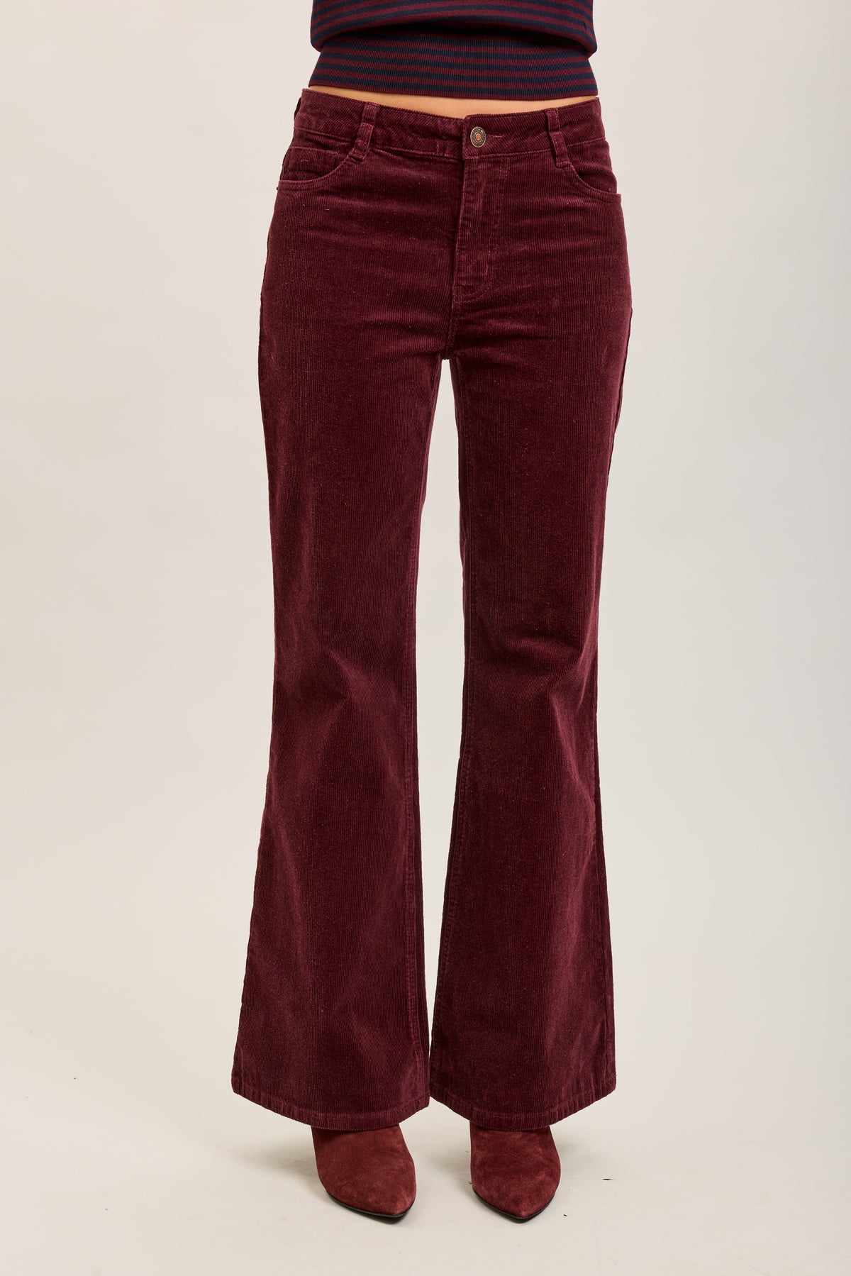 Toxik3 pantalon jean bootcut velour