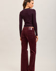 Toxik3 pantalon jean bootcut velour