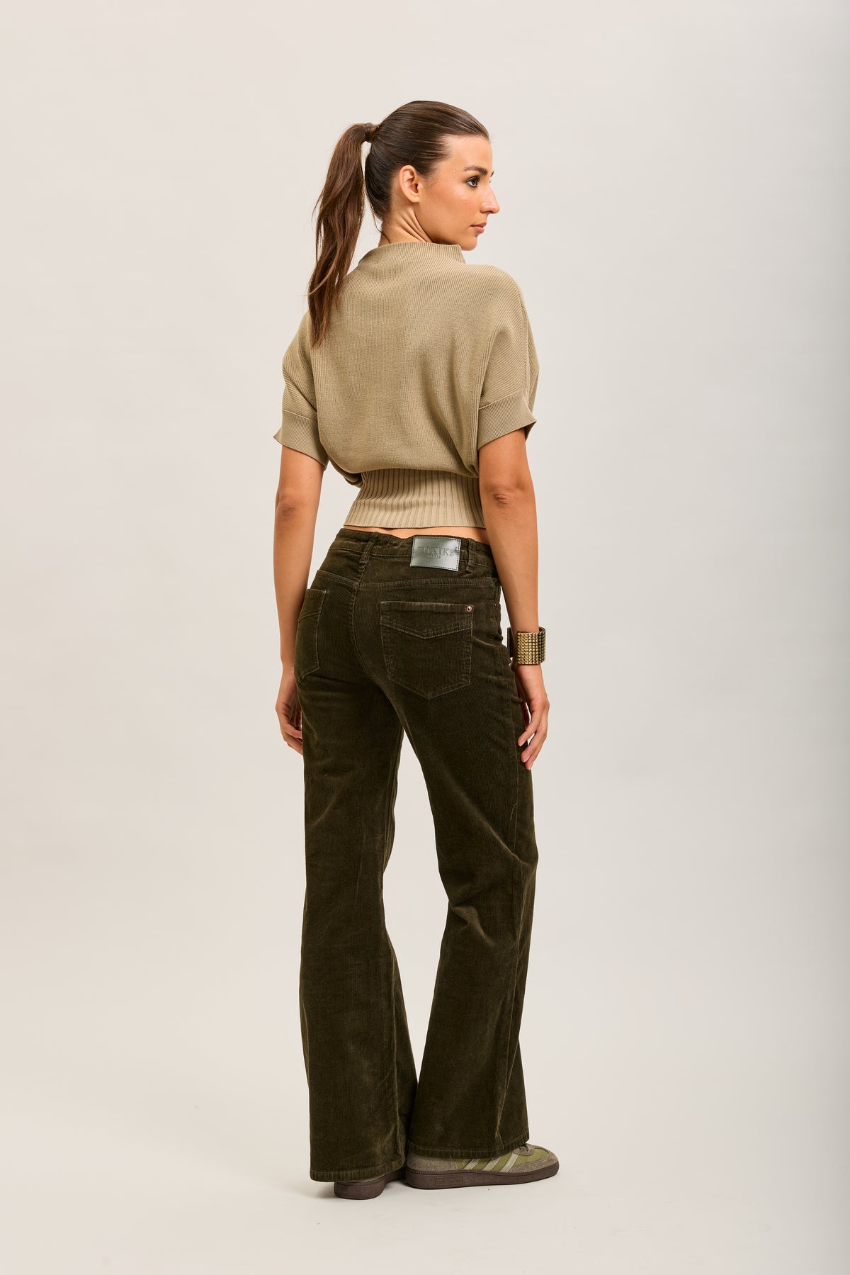 Toxik3 pantalon jean bootcut velour