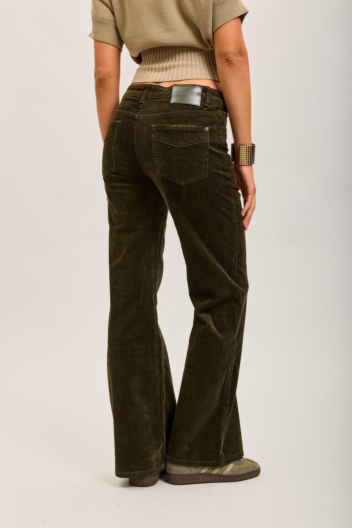 Toxik3 pantalon jean bootcut velour