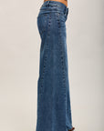 Toxik3 pantalon jean extra-wide Lyocell strass