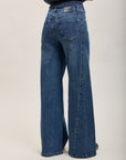 Toxik3 pantalon jean extra-wide Lyocell strass