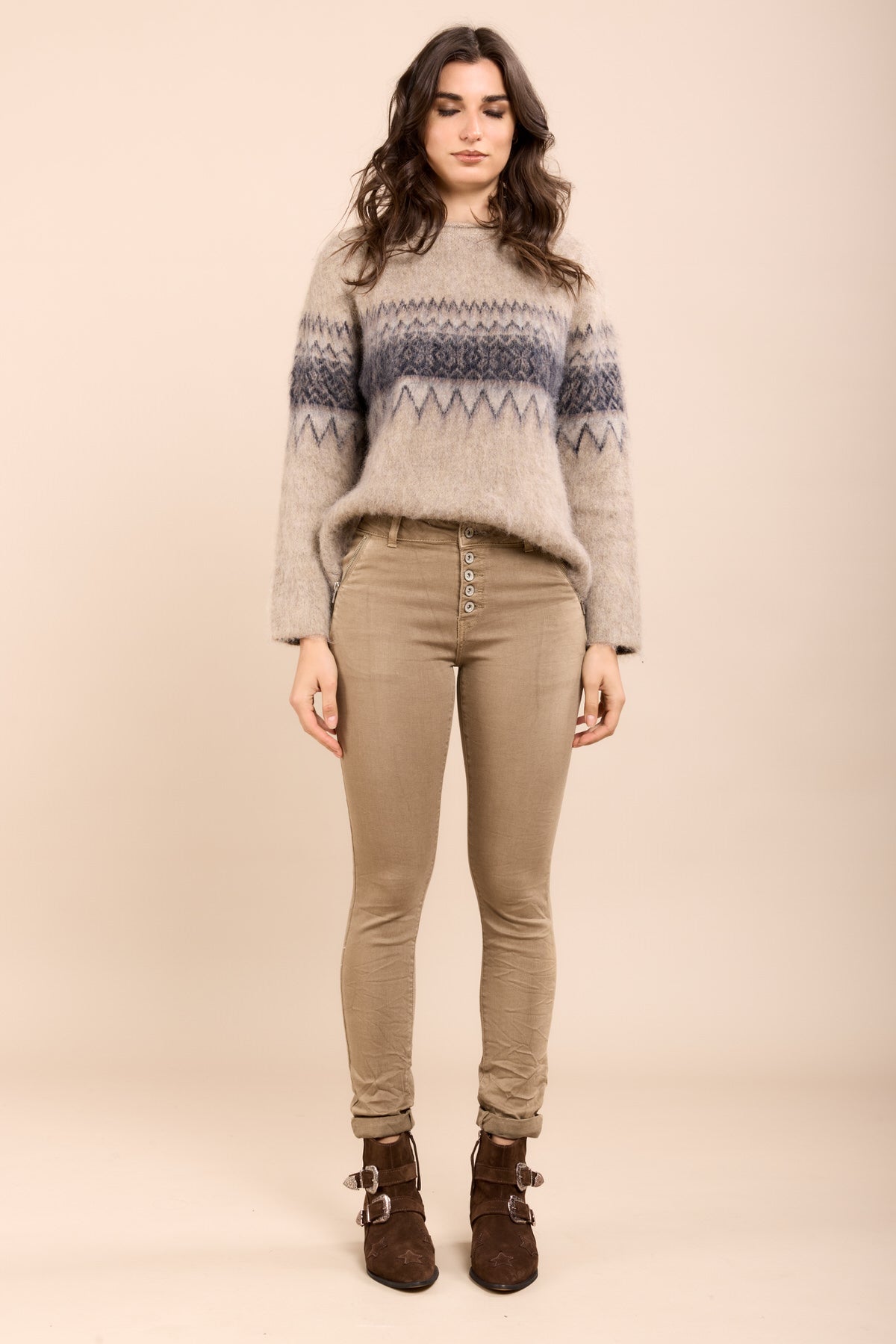 Toxik3 jean slim taille standard froissé stretch