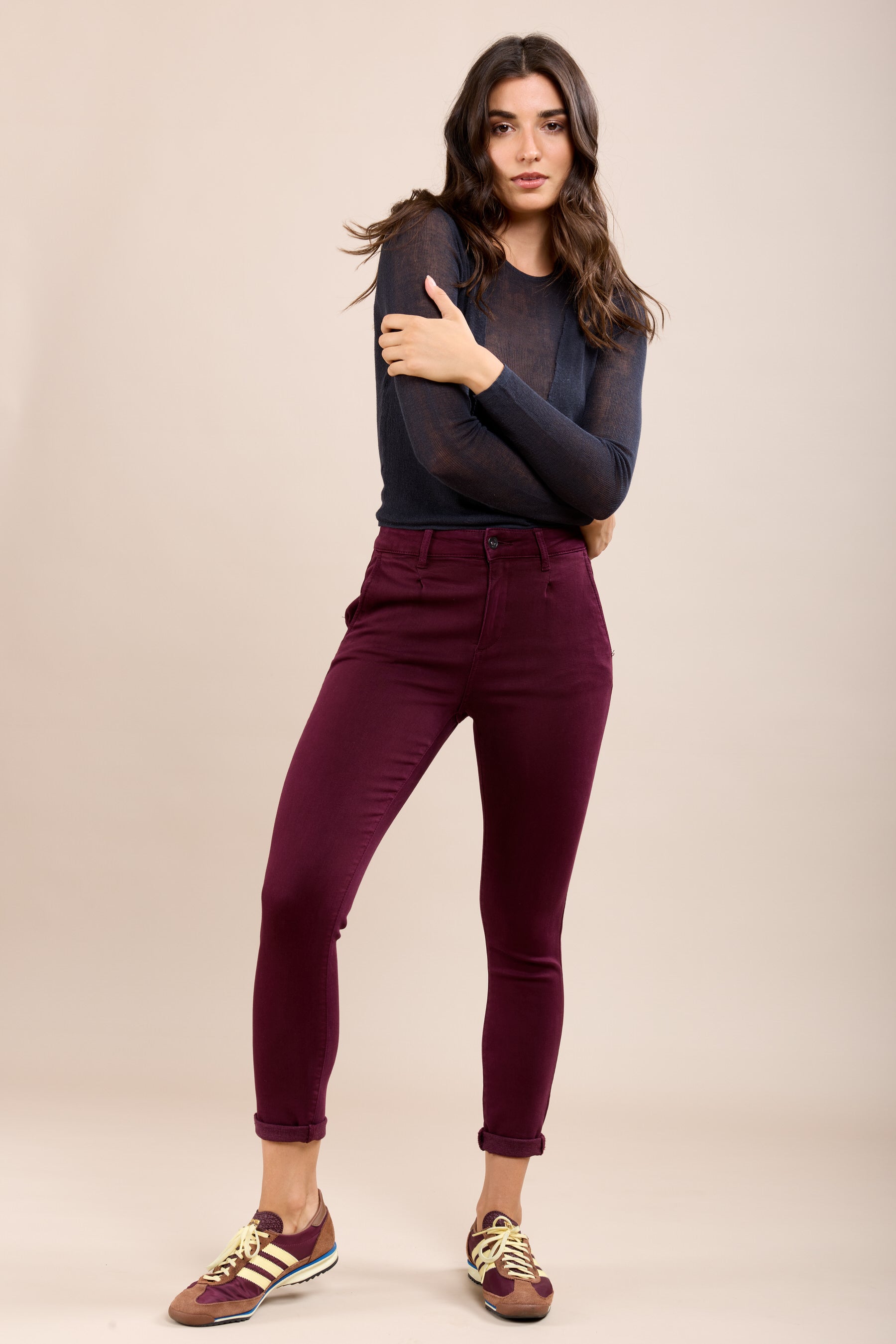 Toxik3 Jean boy super stretch poches passepoilées et revers