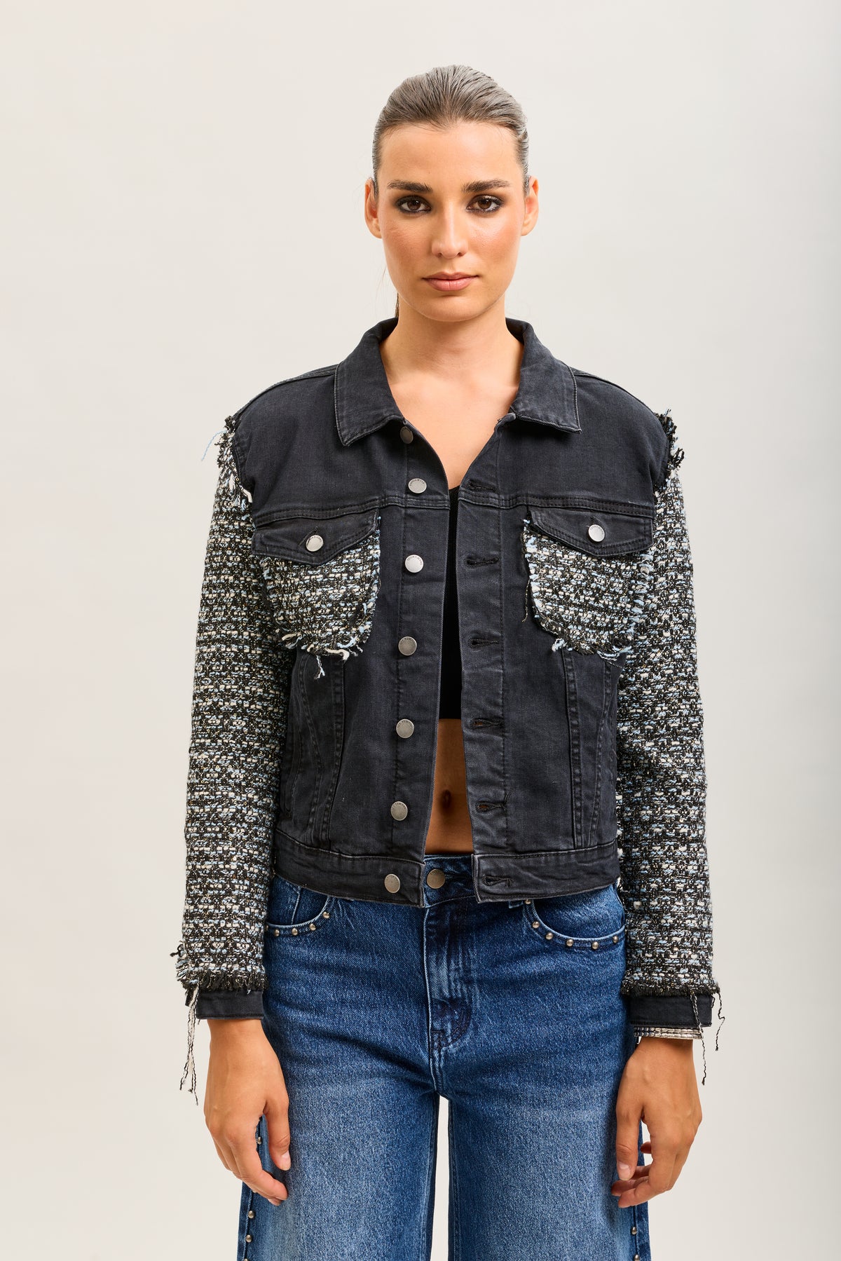 Bi-material jacket - Coco