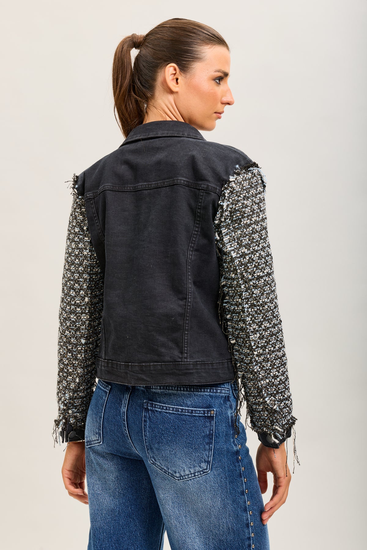 Bi-material jacket - Coco