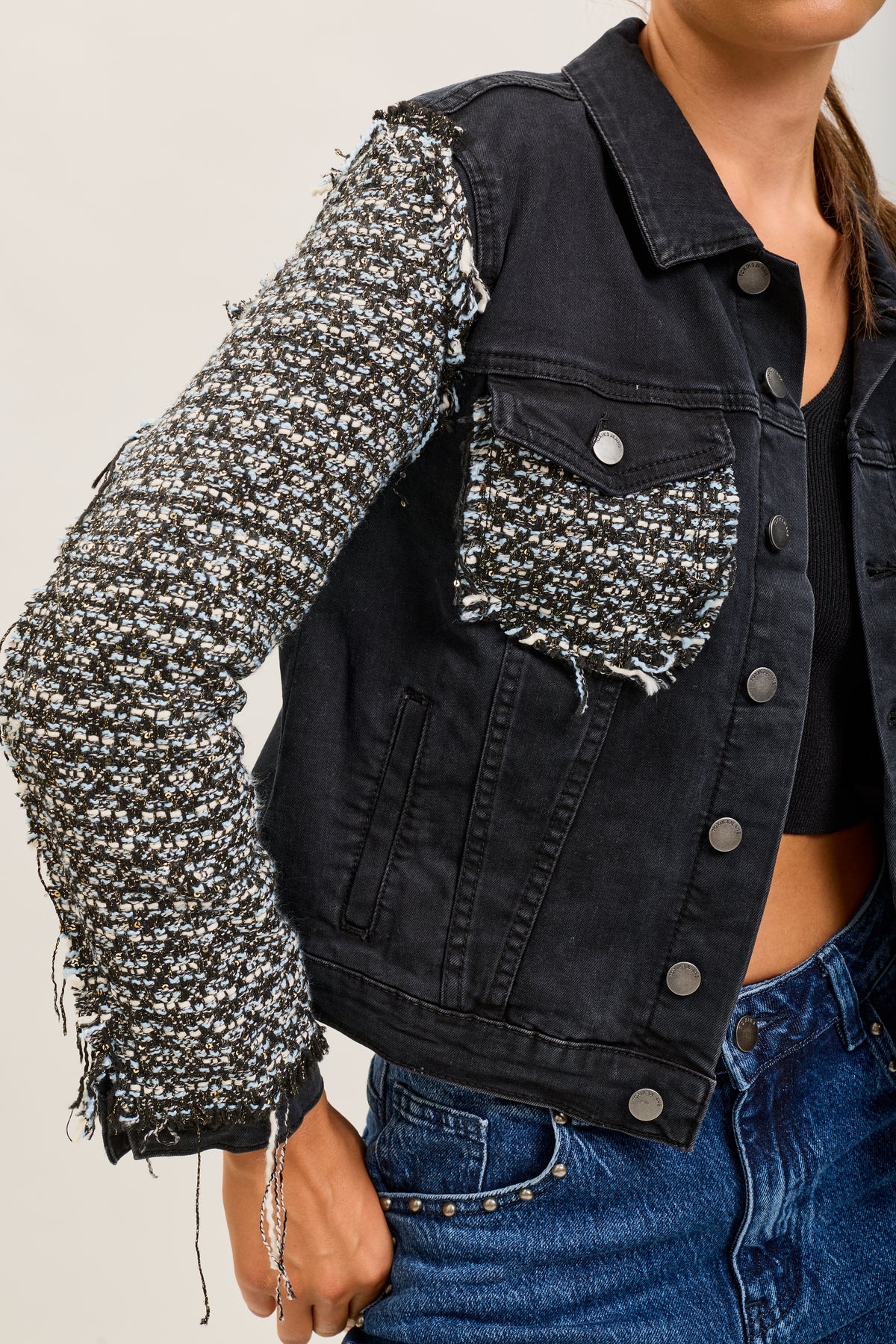 Bi-material jacket - Coco