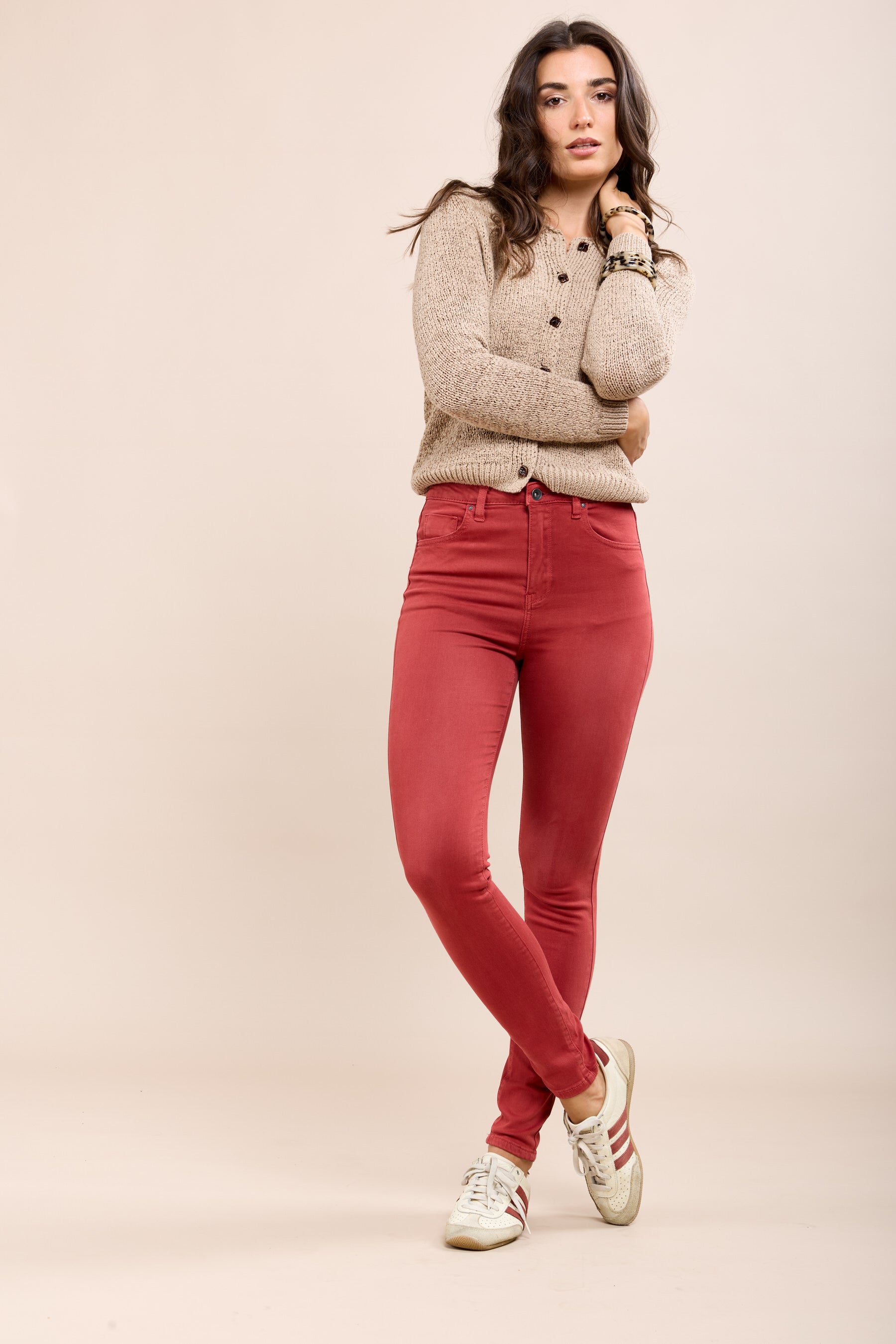 Toxik3 Stretch Slim Stretch Pants high waist