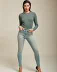 Dünne Hoch -Waist -Jeans - Caliopa