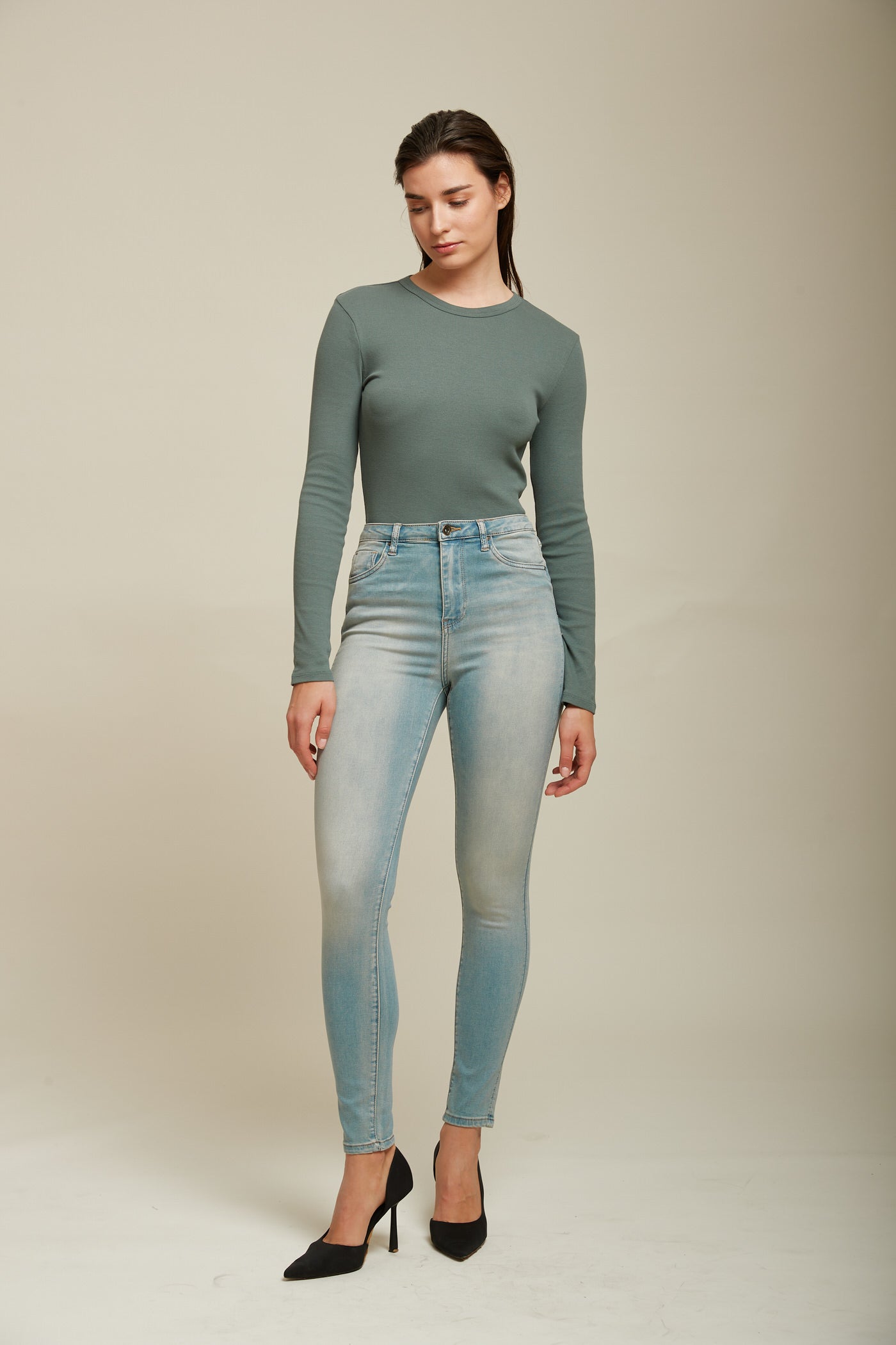 Skinny high -waist jeans - Caliopa