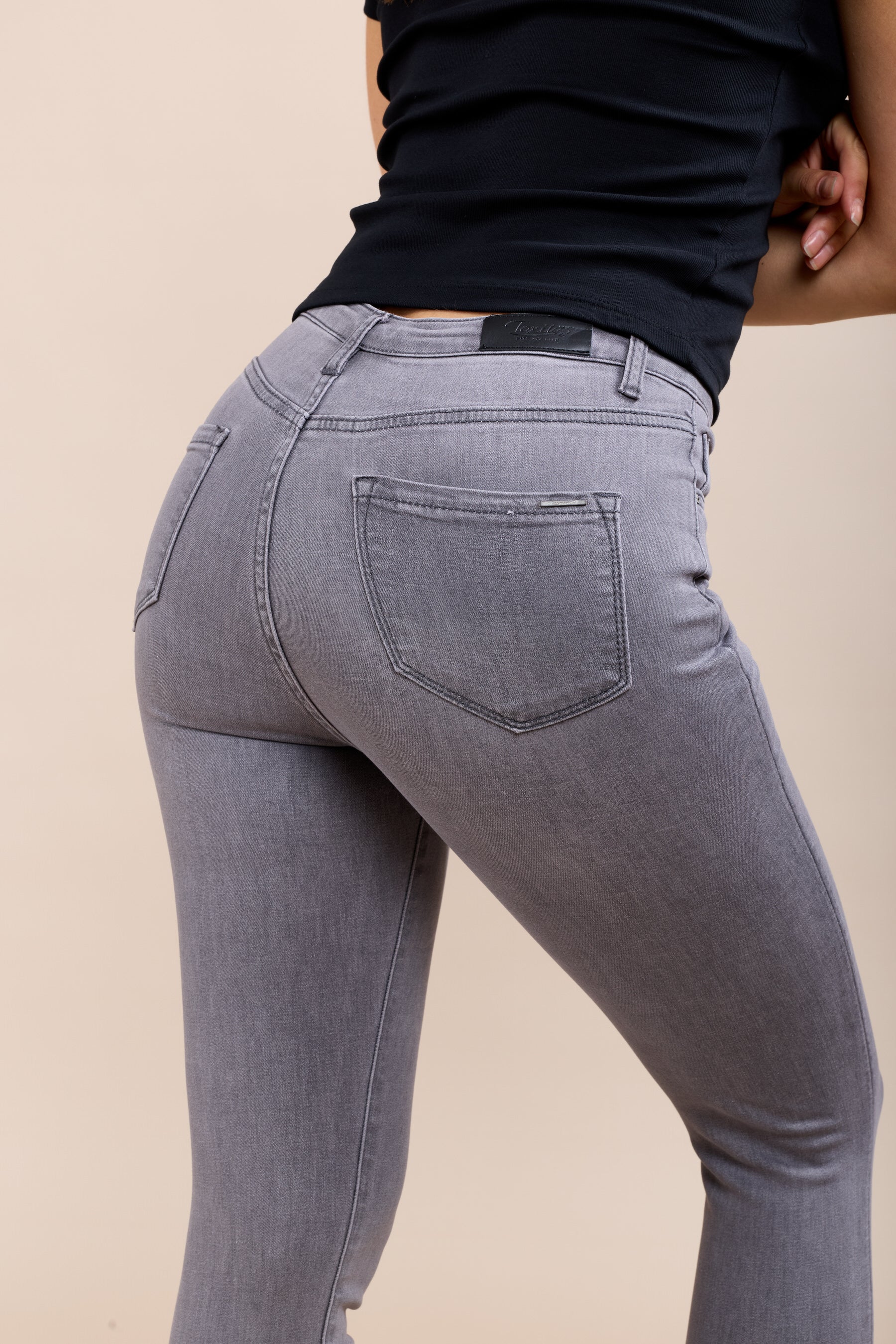 Toxik3 super stretch high waist slim jeans