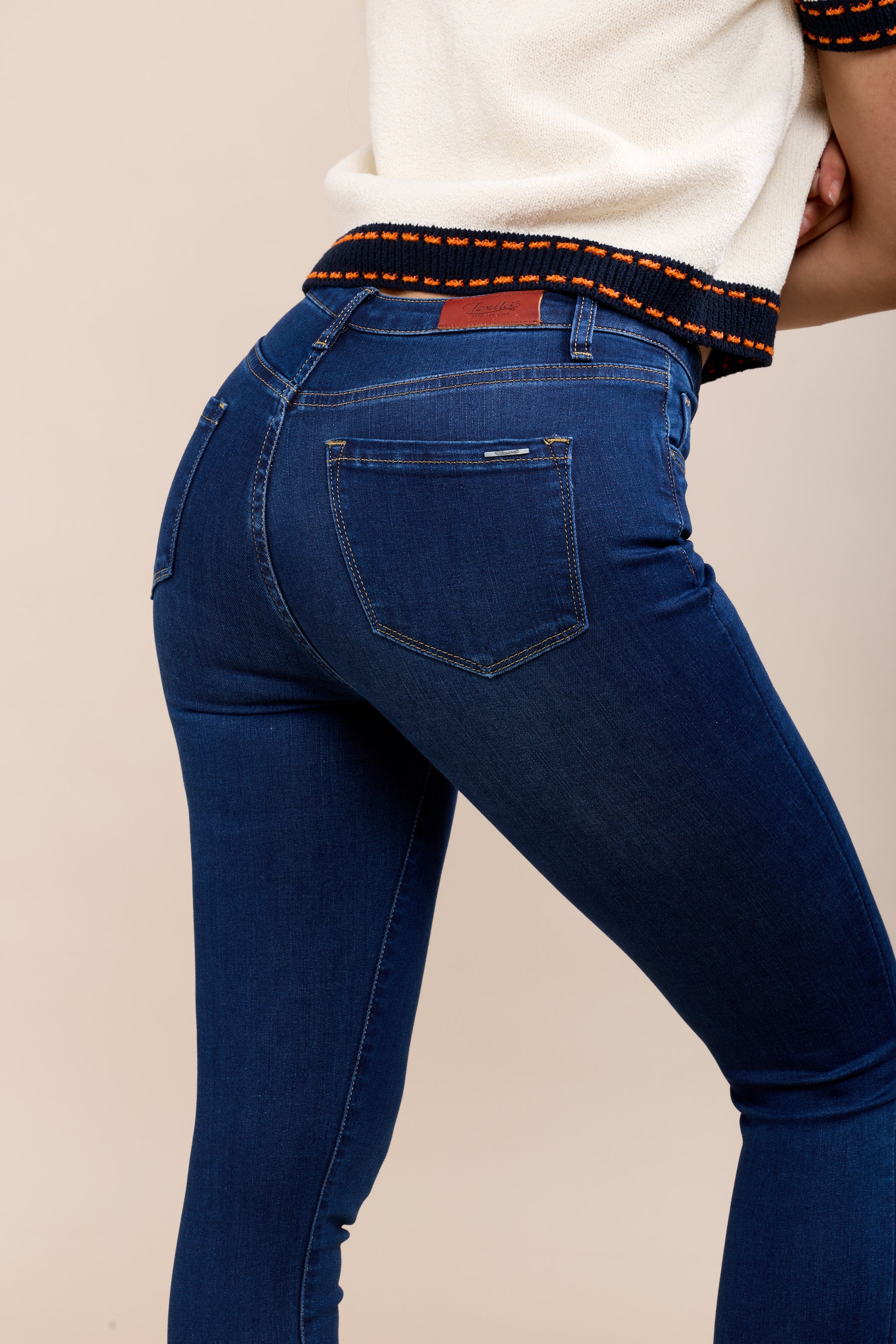 Toxik3 super stretch high waist slim jeans