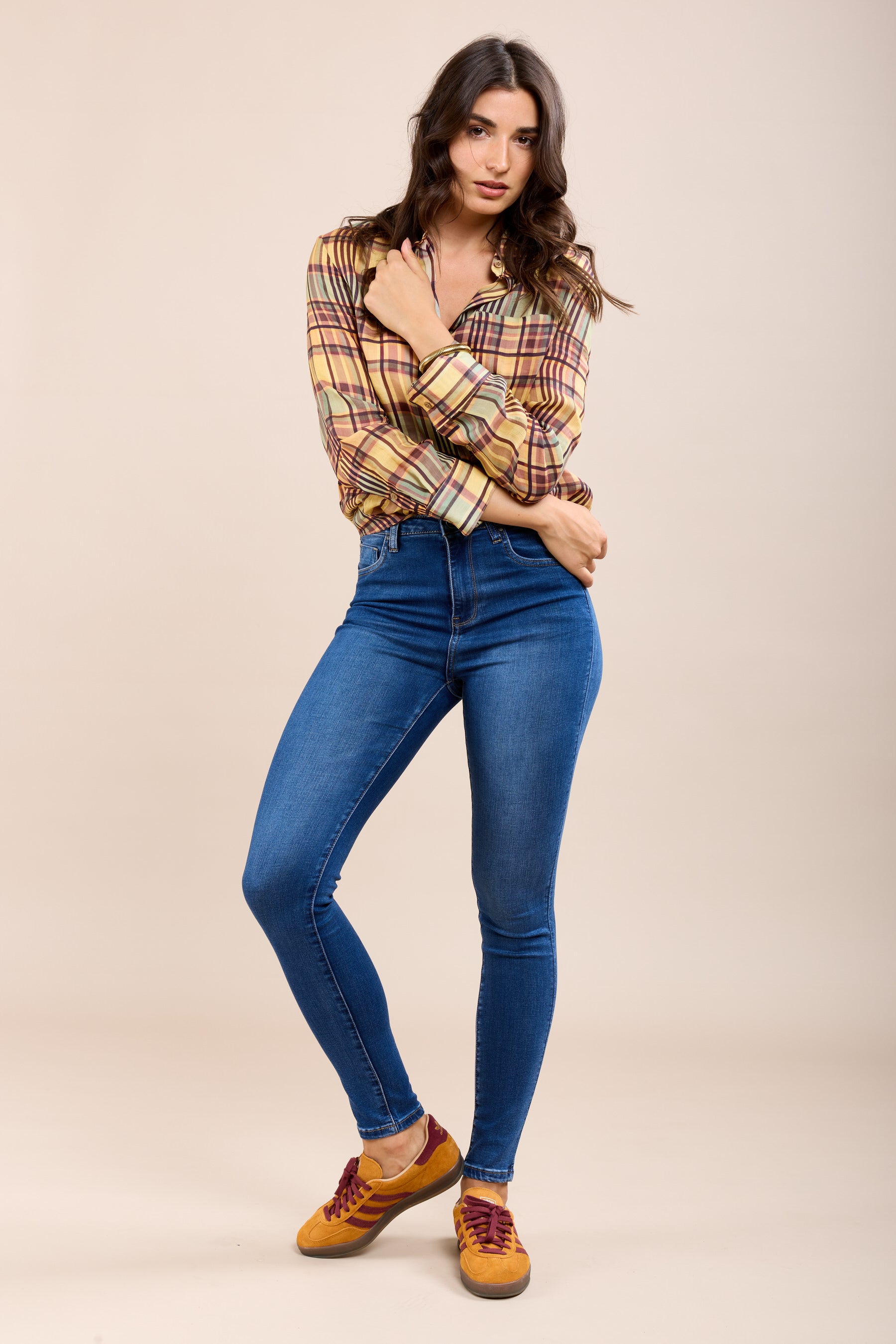 Toxik3 super stretch high waist slim jeans