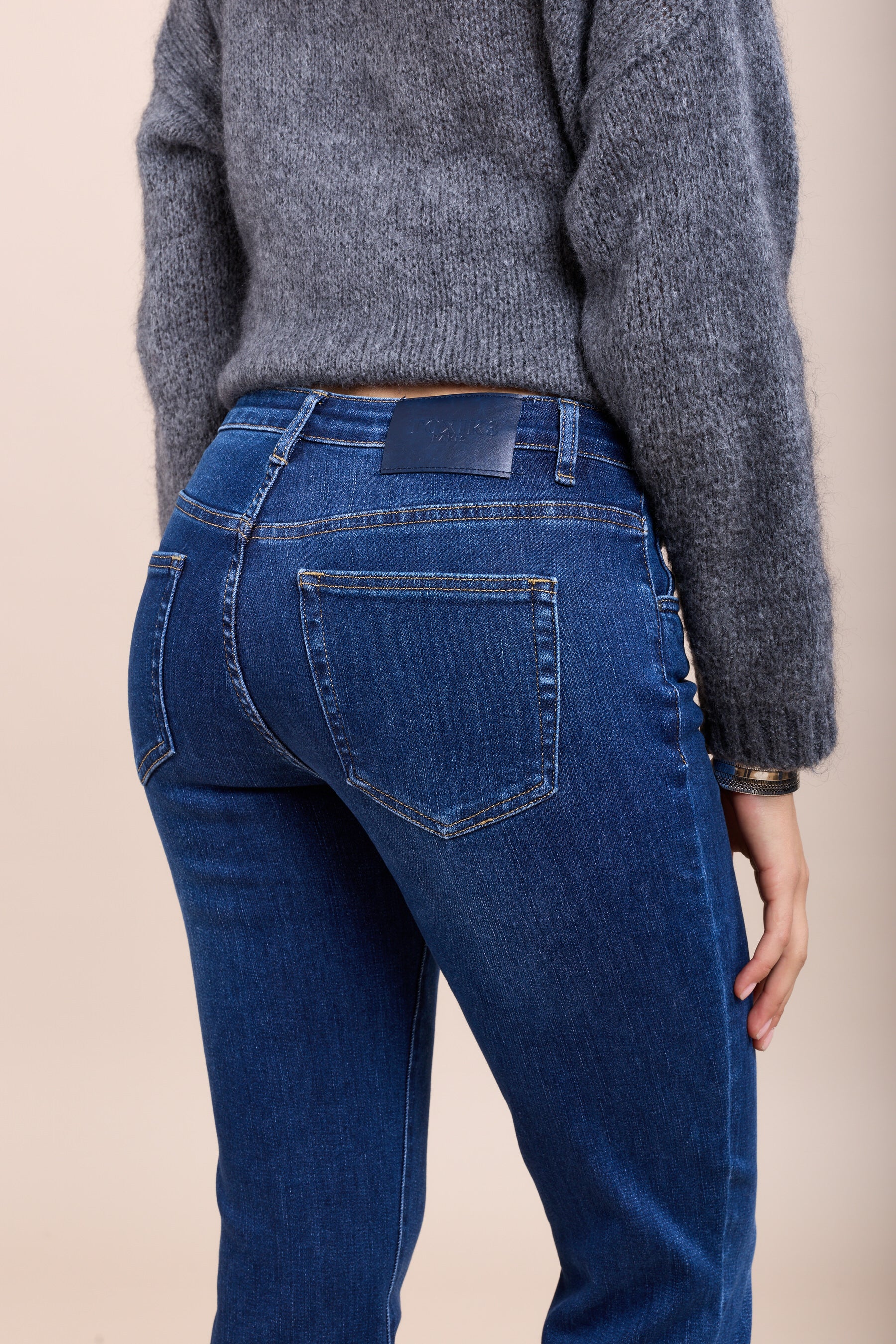 Toxik3 jean boyfriend super stretch à revers