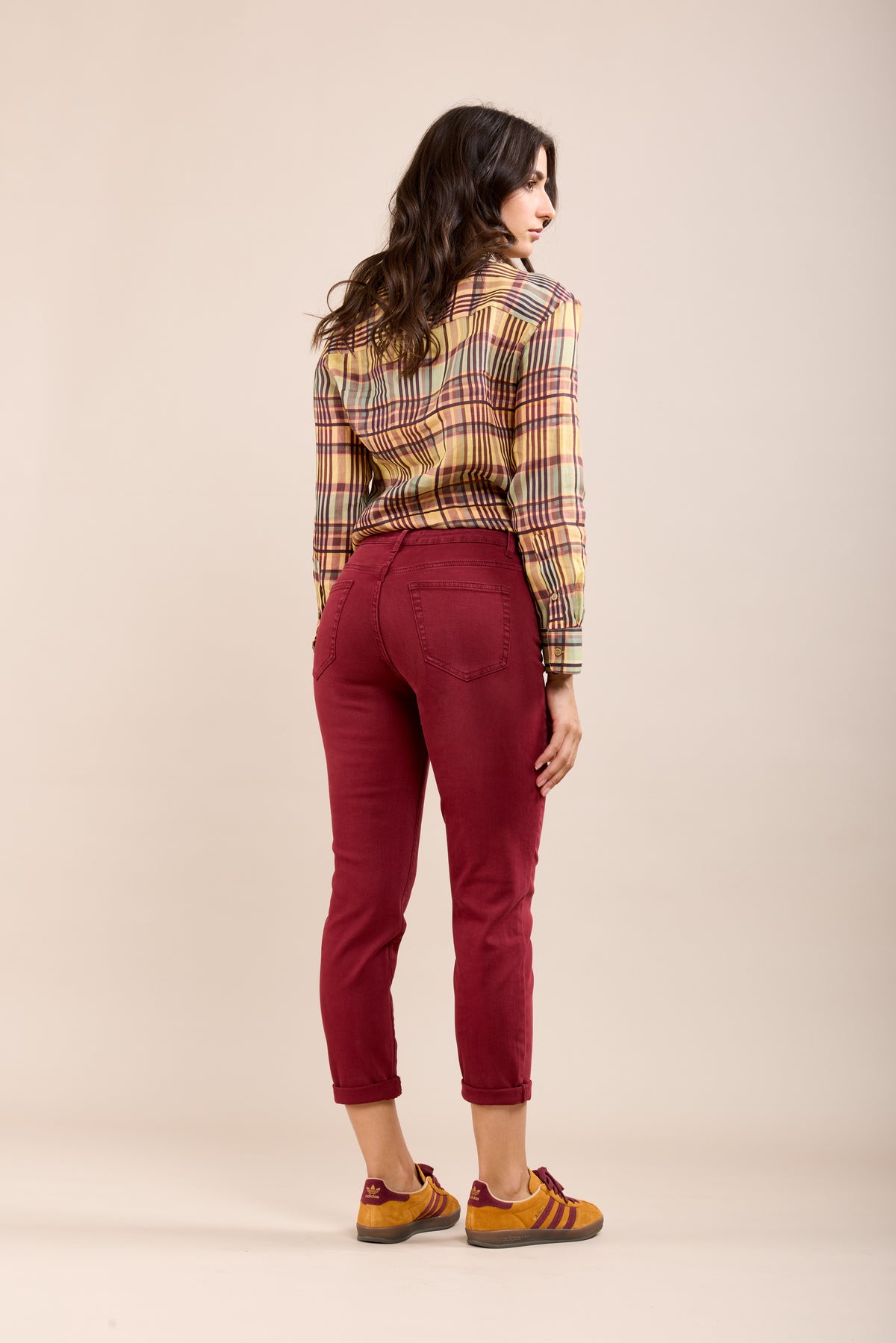 Toxik3 minimalist cuffed stretch denim boyfriend jean pants