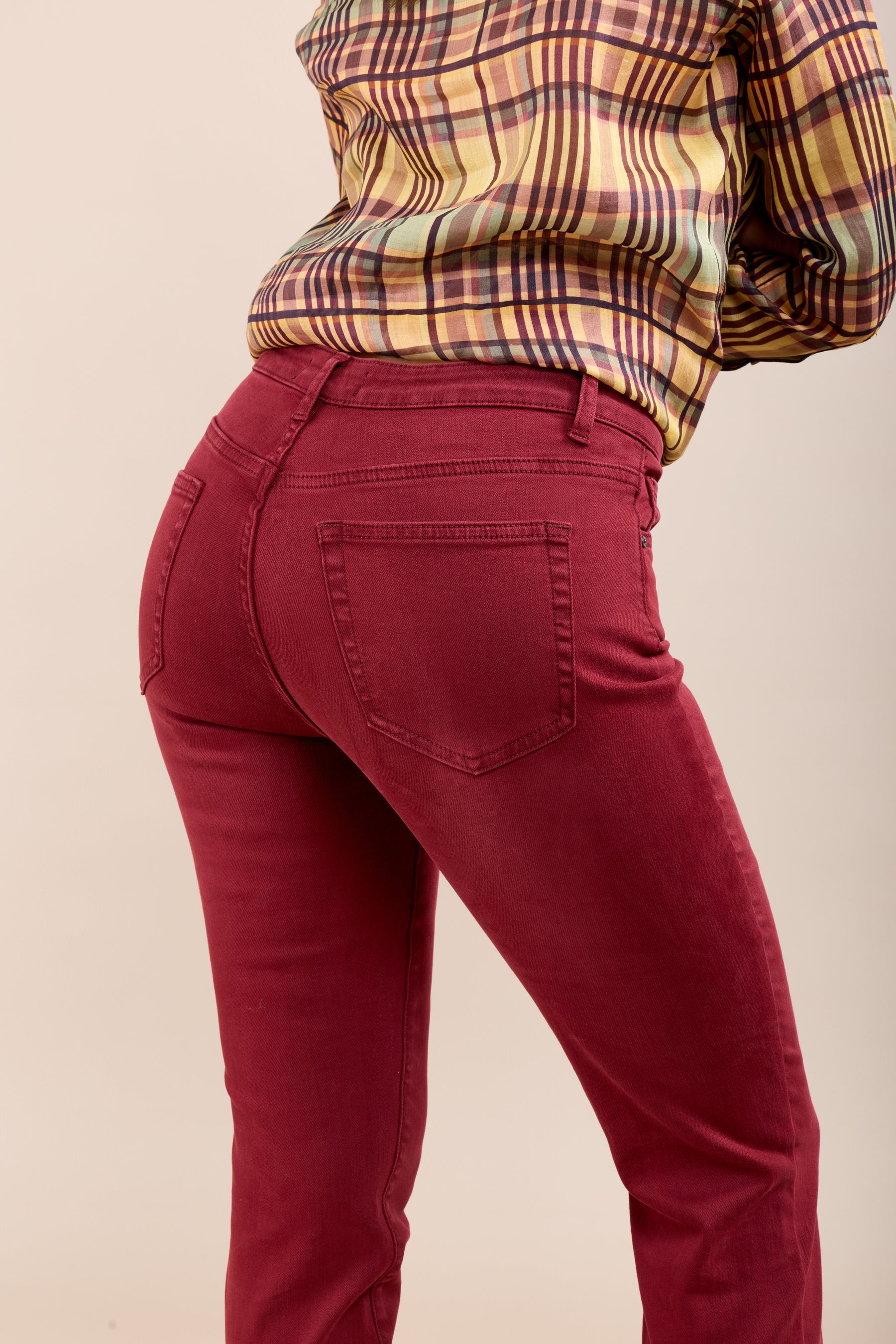 Toxik3 minimalist cuffed stretch denim boyfriend jean pants