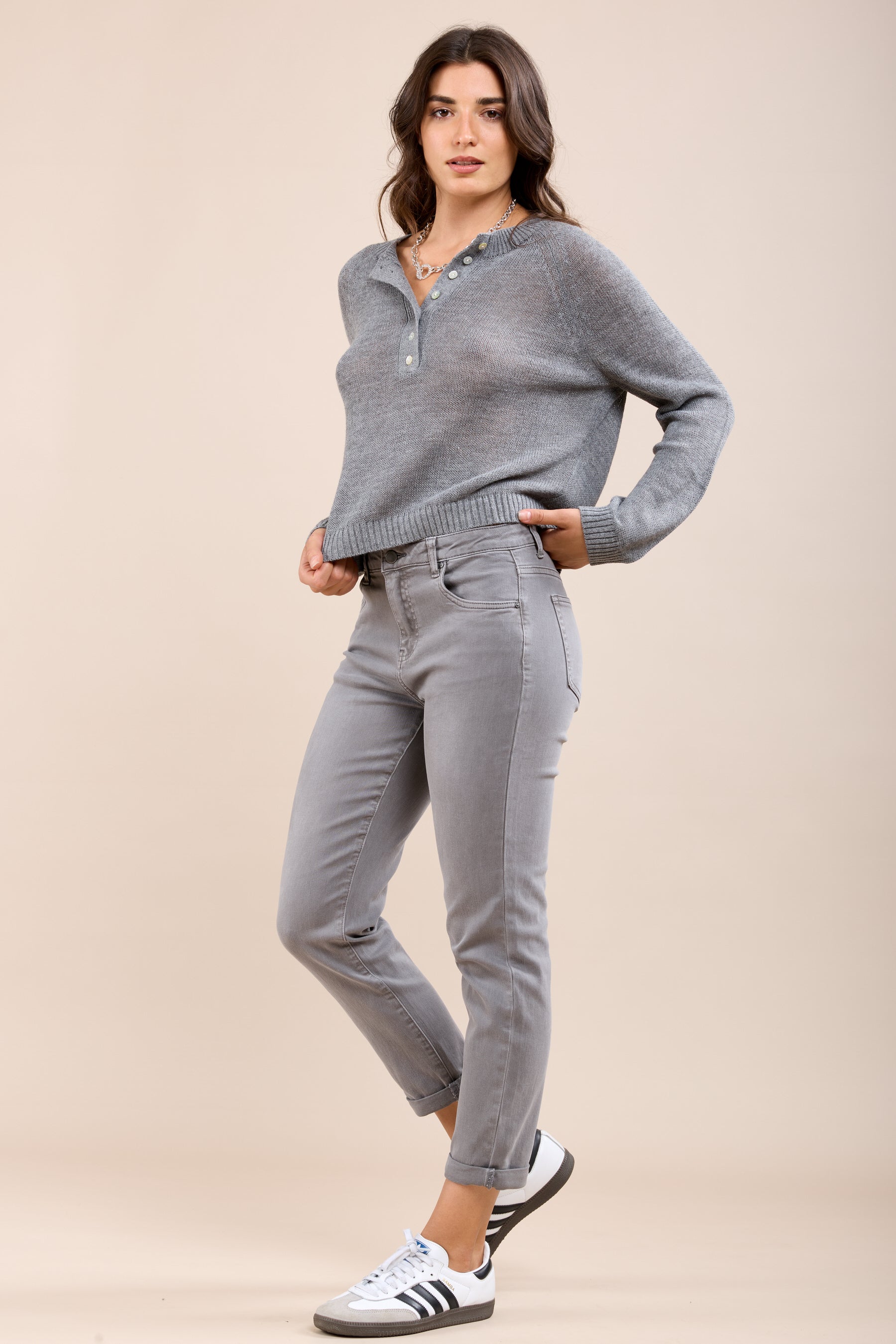 Toxik3 jean novio estiramiento con reverso minimalista