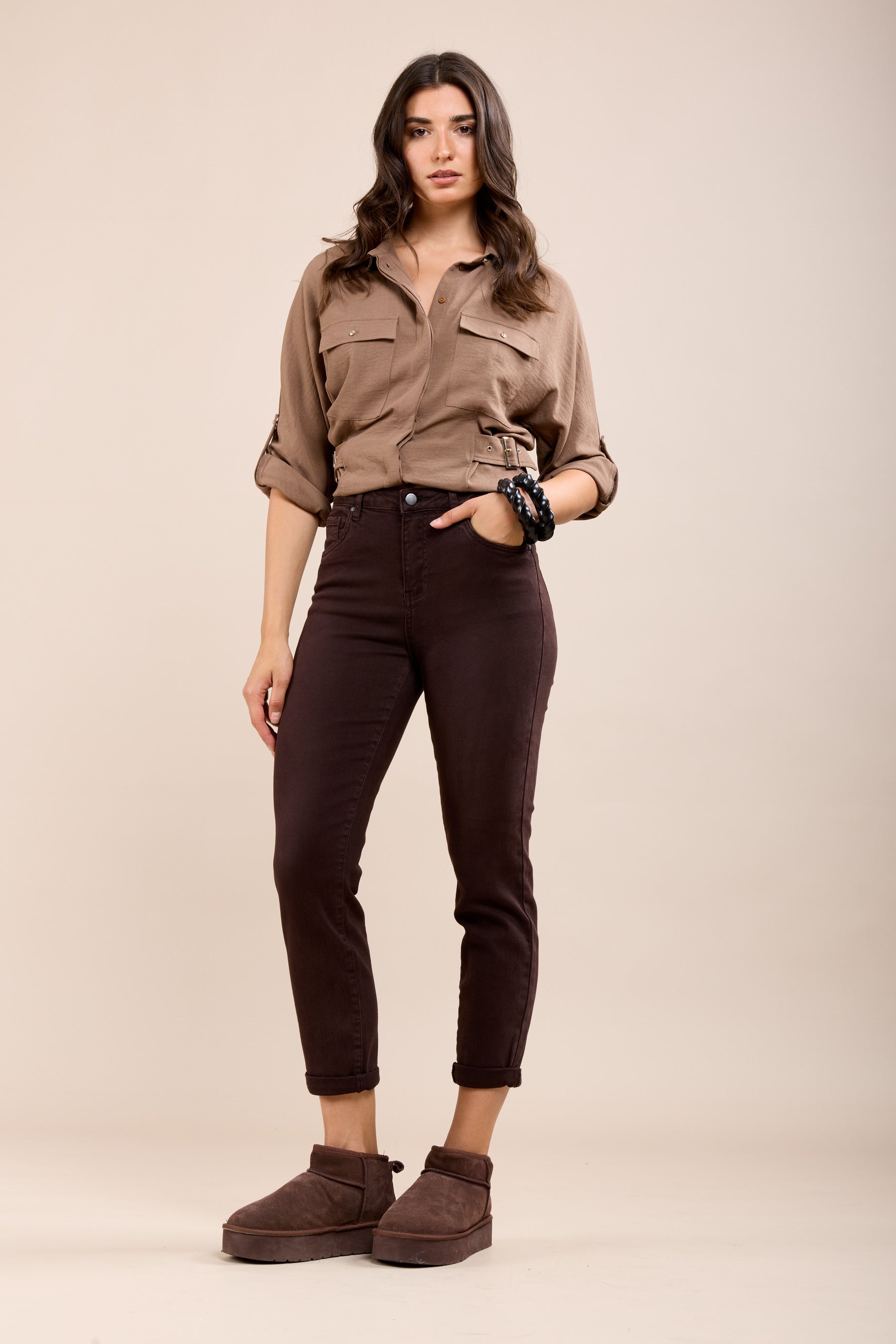 Toxik3 jean novio estiramiento con reverso minimalista