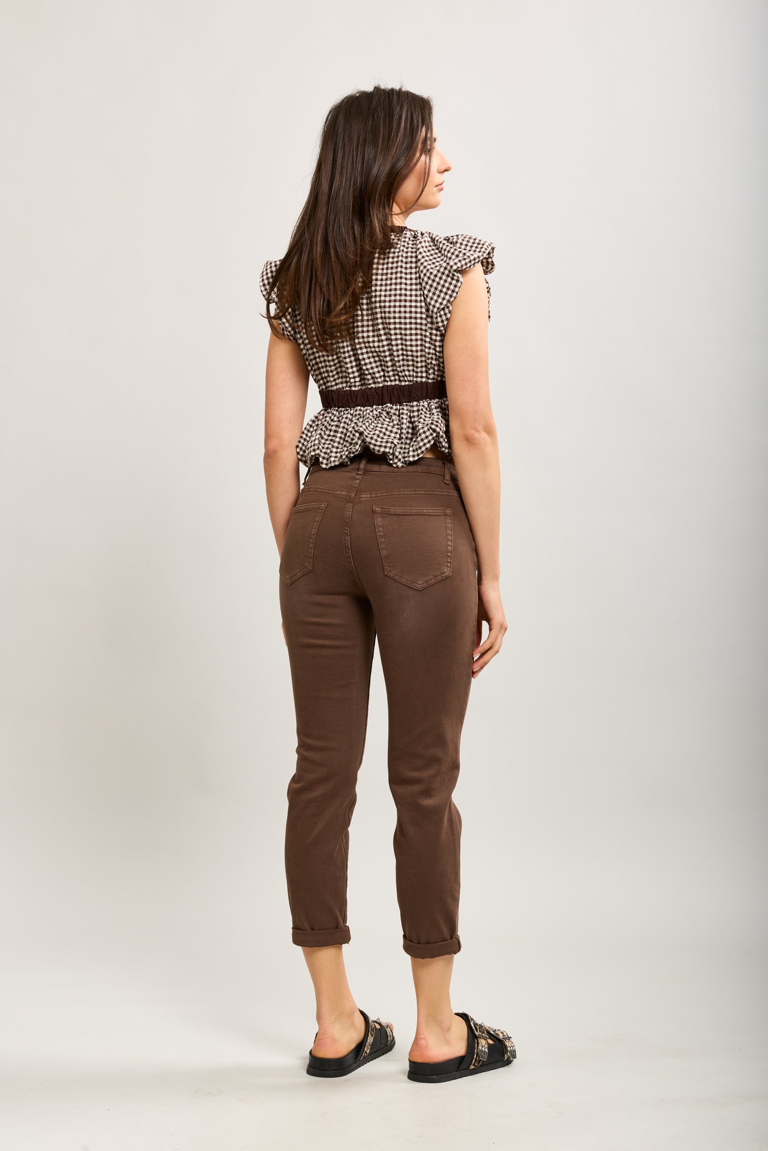 Toxik3 stretch boyfriend jeans with minimalist cuffs