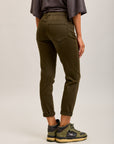 Pantalones vaqueros estilo boyfriend de denim elástico con puños minimalistas Toxik3