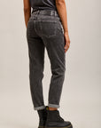 Toxik3 super stretch denim boyfriend jean pants with cuffs